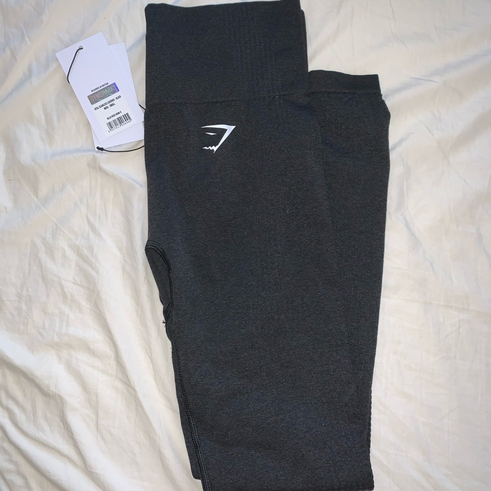 Black vital seamless Gymshark leggings